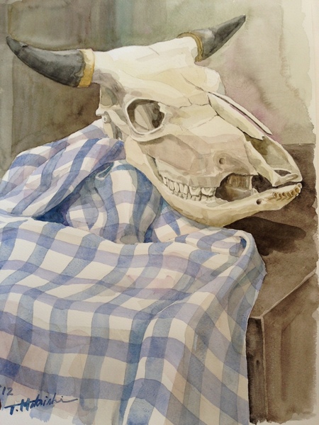 牛骨」 by 隆｜Artmeter｜暮らしを彩るアートが、きっと見つかる