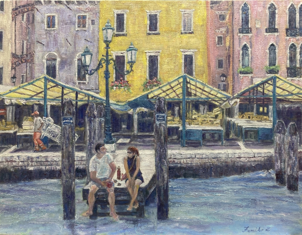 ヴェネチア 04～夜のヴェニス」 by ムサシ｜Artmeter｜暮らしを彩る