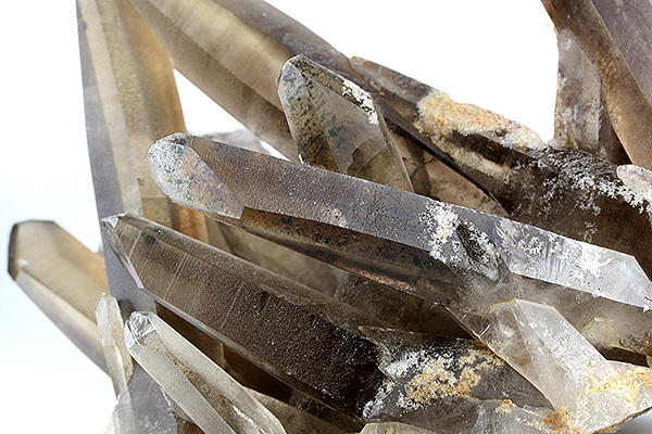 スモーキークォーツクラスター（レーザータイプ）-008水晶クラスター