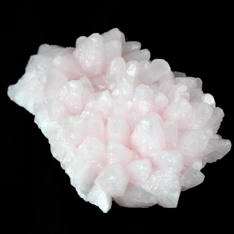 特選品】ブルガリア産ピンクカルサイトクラスター-021水晶クラスター