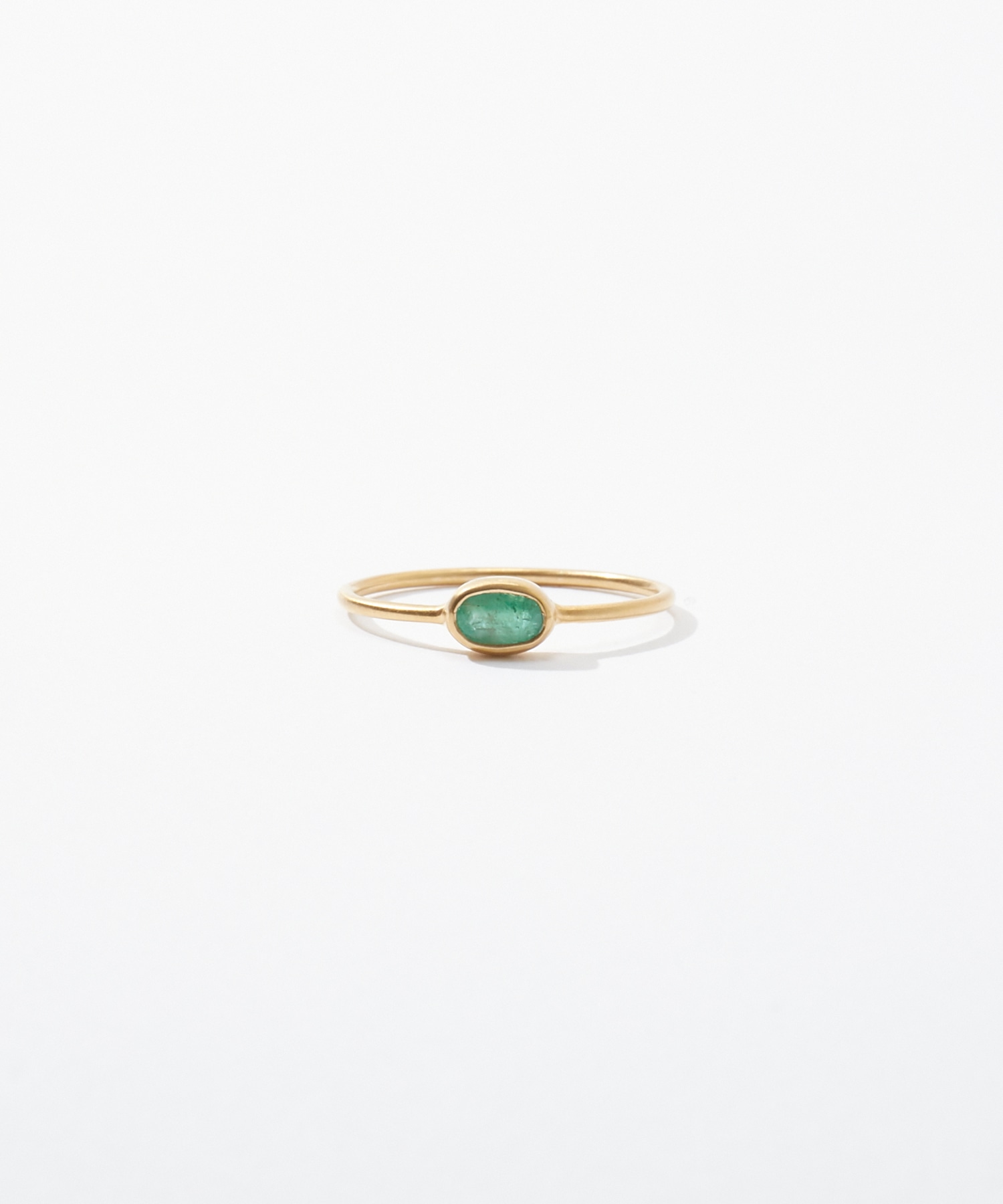 eden] K10 oval emerald ring｜ARTIDA OUD（アルティーダ ウード）