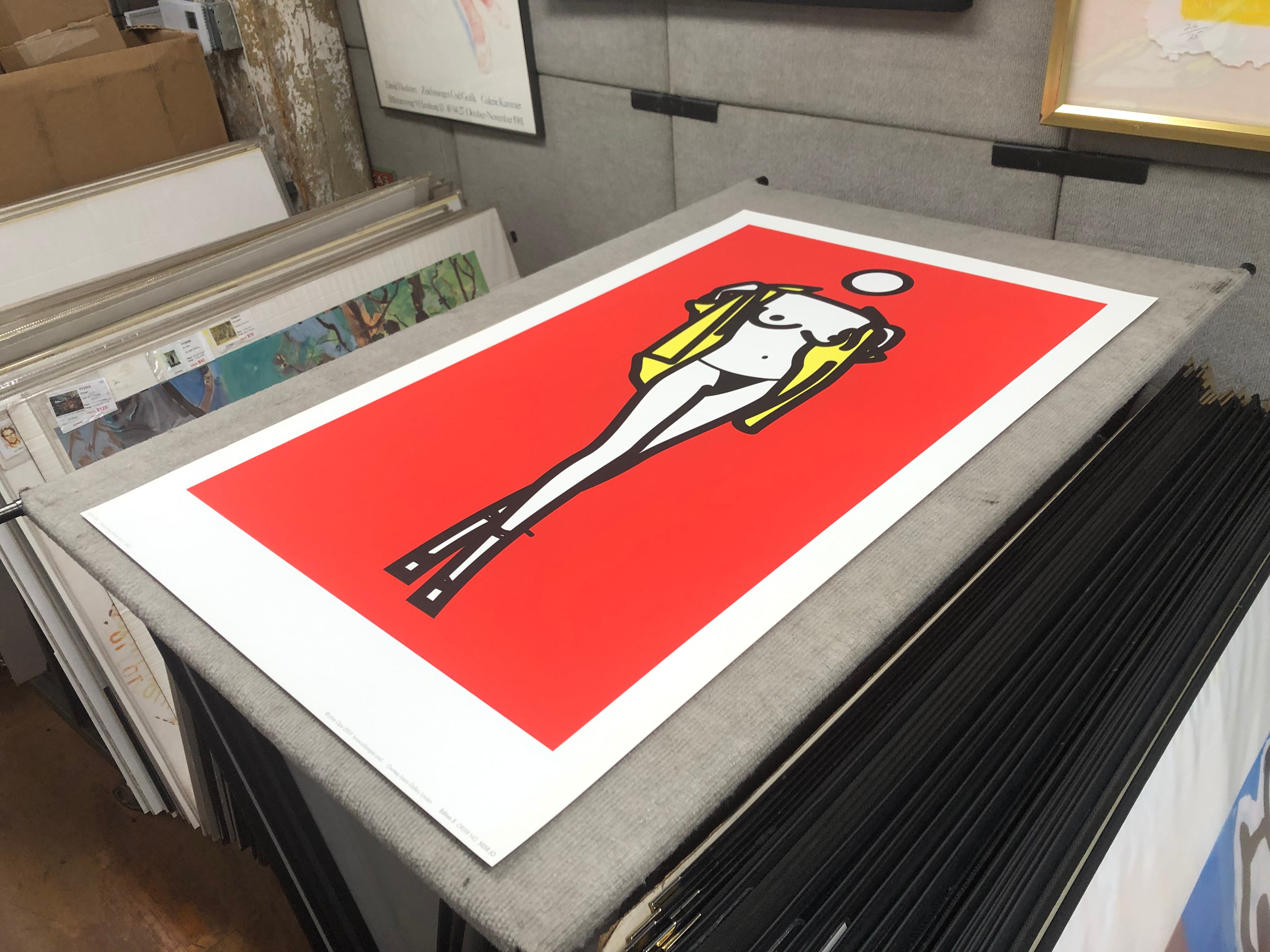 JULIAN OPIE Woman Taking Off Man's Shirt., 2003 – ArtWise