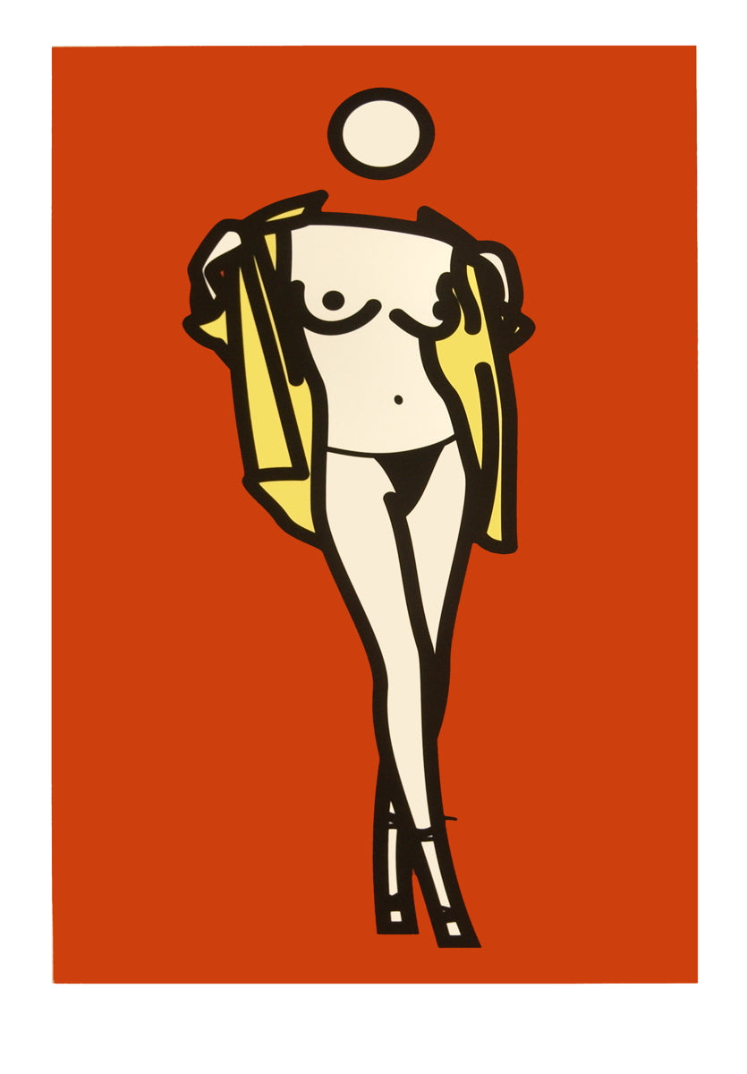 JULIAN OPIE Woman Taking Off Man's Shirt., 2003 – ArtWise
