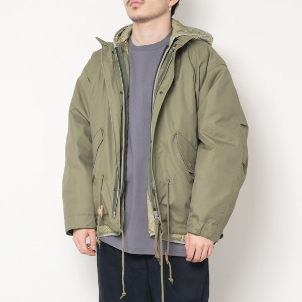 MILITARY JACKET COTTON NYLON OXFORD - marka 「Area」
