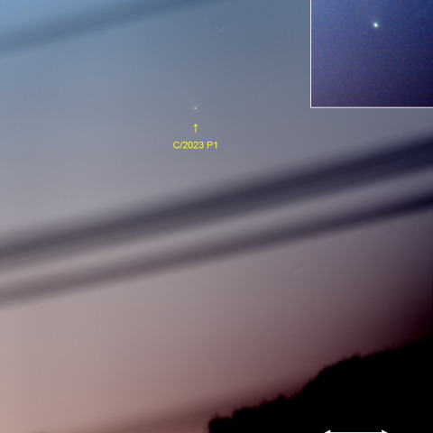 98050: 9月8日(金)の西村彗星 C/2023 P1 by Baldhead1010 - 天体写真