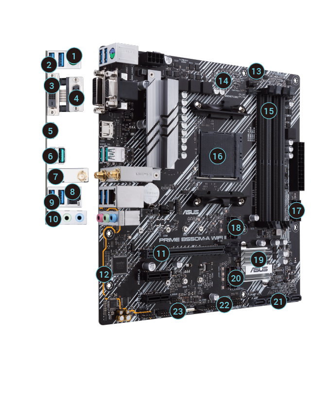 PRIME B550M-A WIFI II｜マザーボード｜ASUS 日本