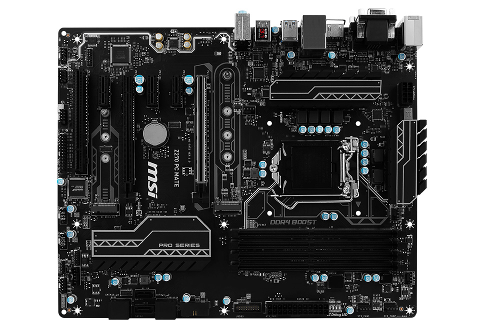 Z270 PC MATE | MSI マザーボード Intel Z270チップセット | 株式会社