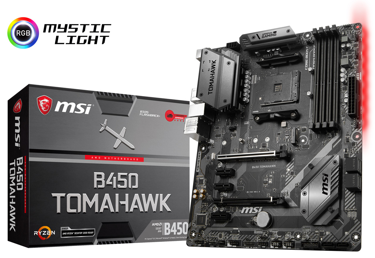 B450 TOMAHAWK | MSI マザーボード AMD B450チップセット | 株式会社アスク