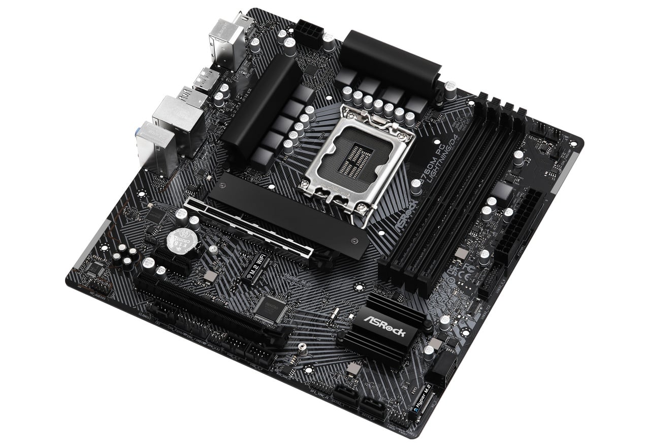 B760M PG Lightning/D4 | ASRock マザーボード Intel B760チップセット