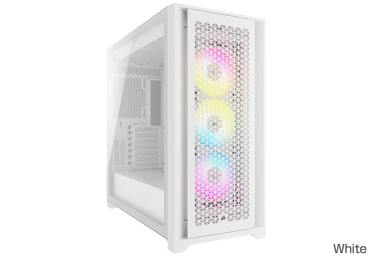 iCUE 5000D RGB Airflowシリーズ | CORSAIR ミドルタワー型PCケース