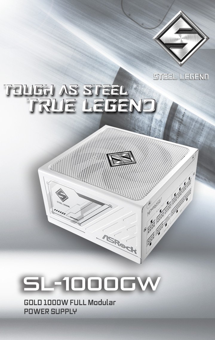 ASRock SL-1000GW 1000W 電源ユニット ASRock（アスロック） ASRock｜アスロック ATX 3.1対応 電源ユニット