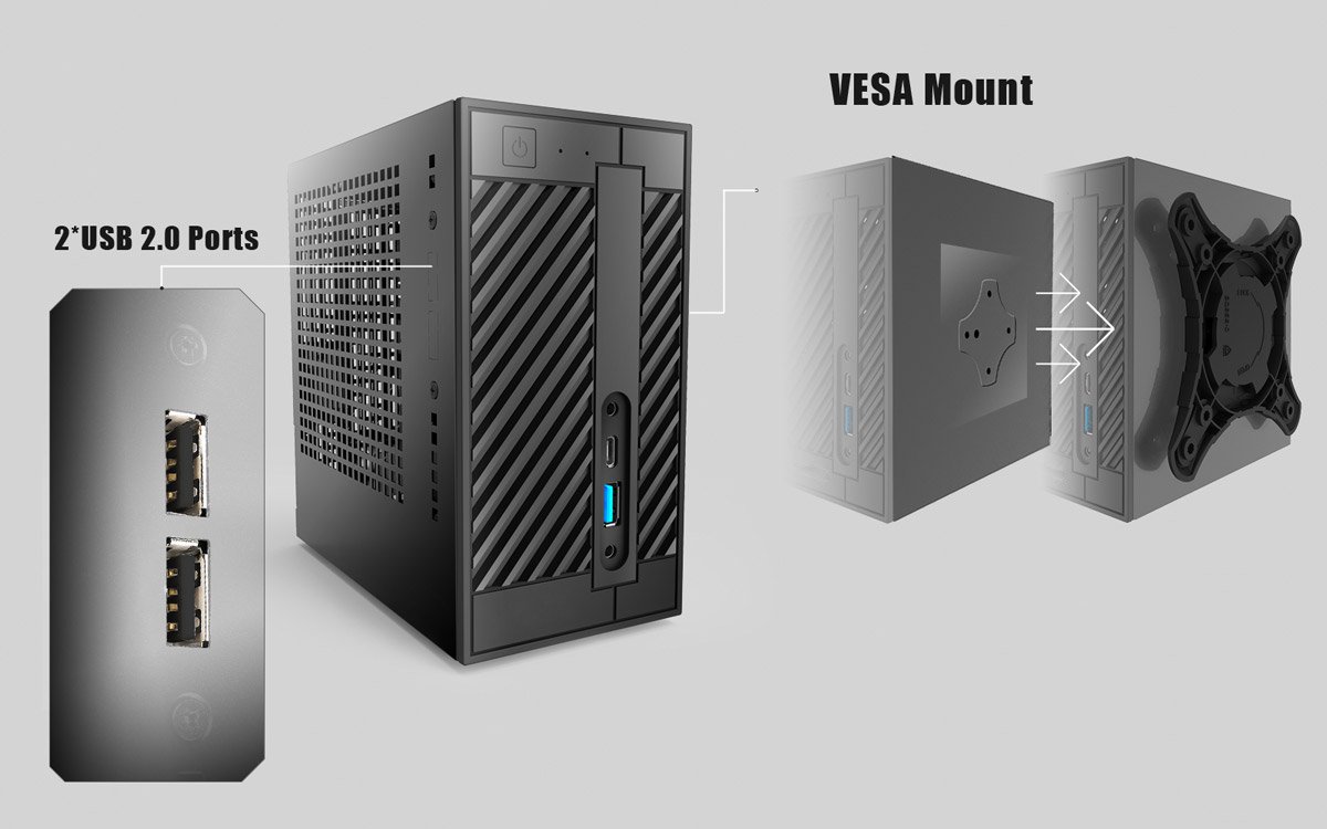 【超小型】DeskMini 110 / G4600 / 8GB / SSD 高速起動SSD搭載 DeskMini110 / 8GB / 500GB 小型PC - メルカリ