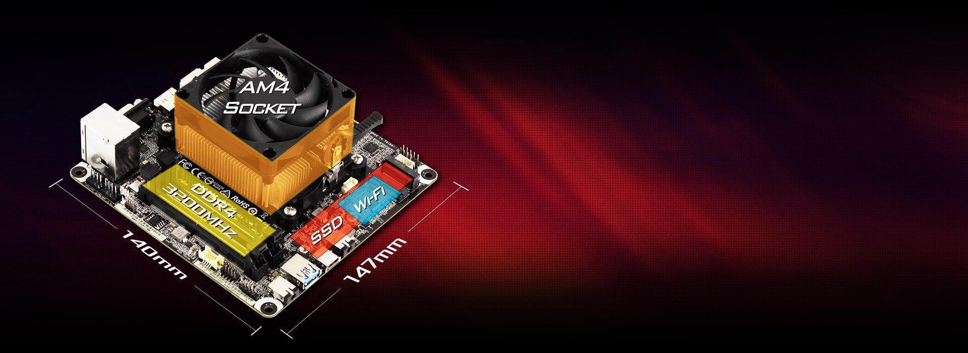 ASRock　DeskMiniA300Series ASRock > DeskMini X300 Series