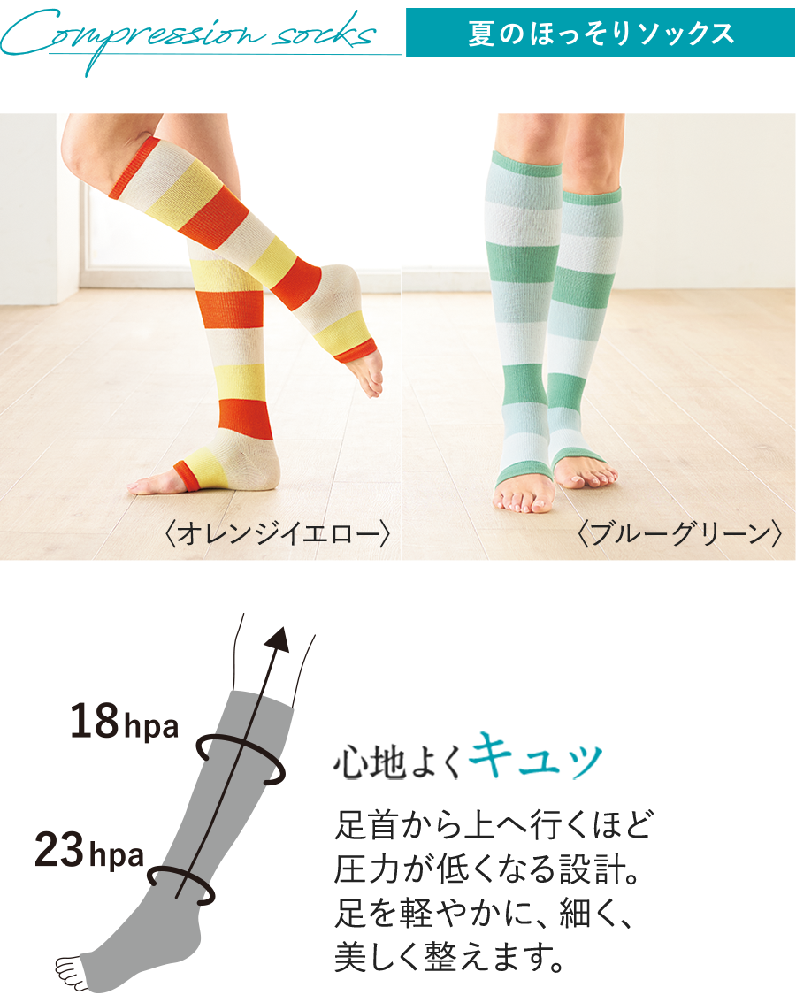 着圧ソックス お得な2色セット| | アテニア公式オンラインショップ