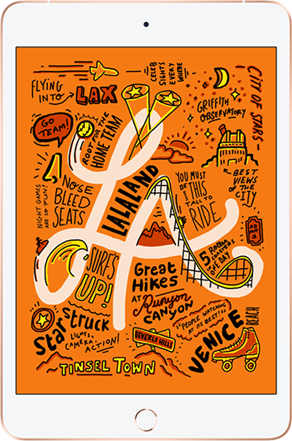 Apple iPad mini (5th generation) 256 GB in Gold - AT&T