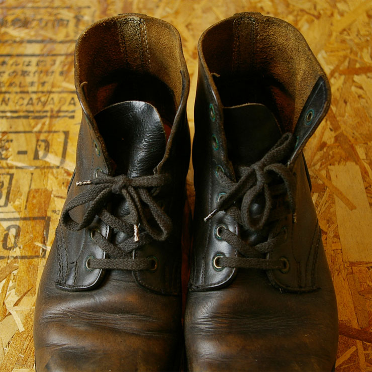 70s-80s米軍U.S.NAVYセーフティスチールトゥ・チャッカブーツ|27.5cm