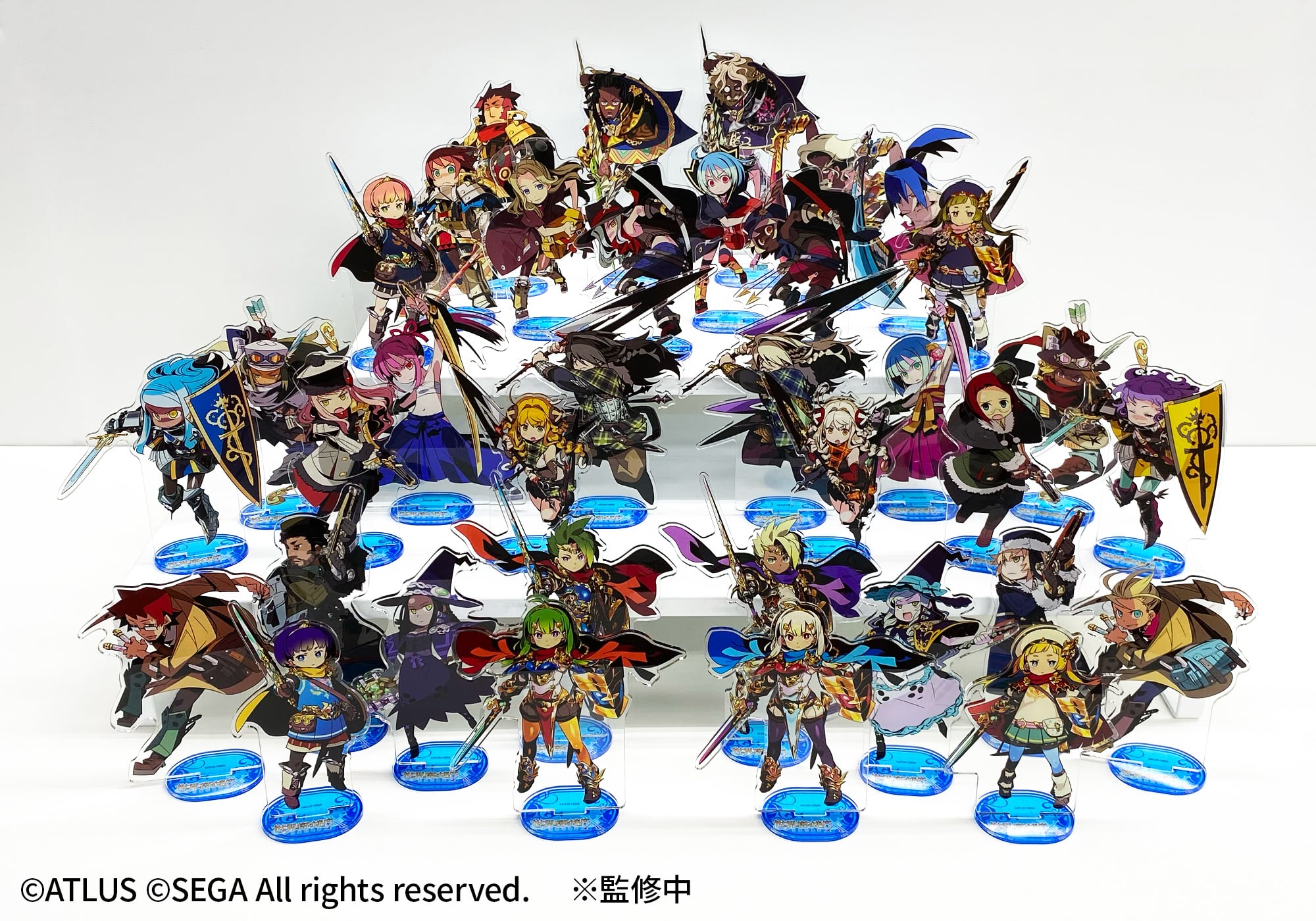 全412種！『世界樹の迷宮』シリーズのアクリルスタンドの再受注が決定