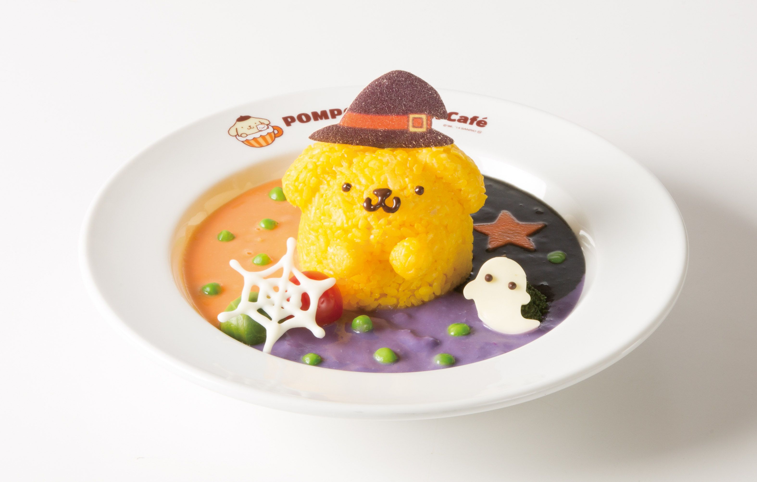 ポムポムプリンが魔法使い、マフィンが黒猫に変身！ ハロウィン