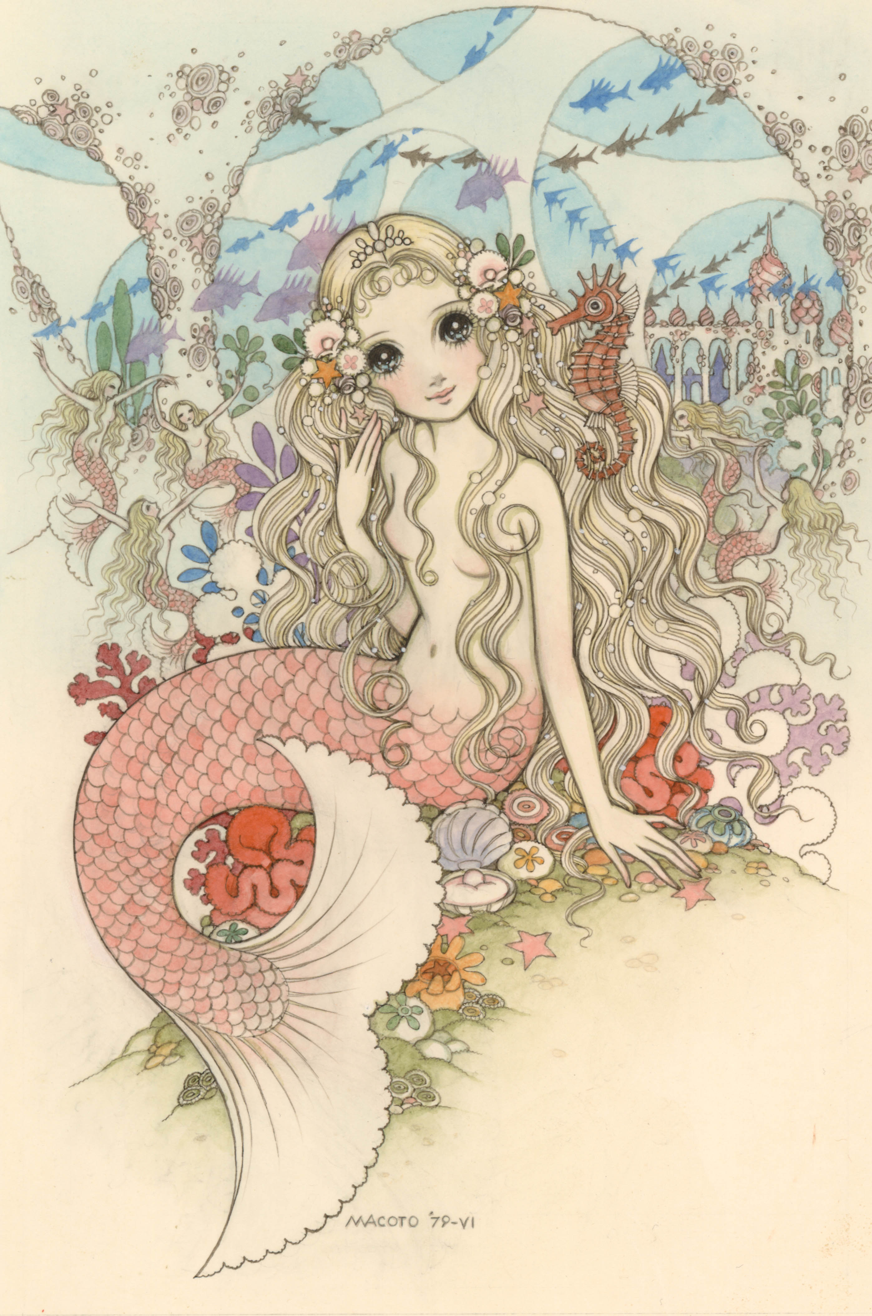 少女画」高橋真琴氏の代名詞「物語絵のお姫さま」が一堂に展示 過去