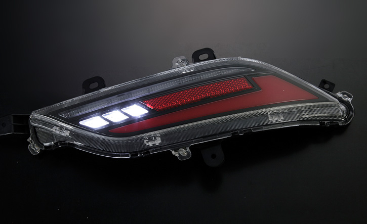 ハリアー80系用LEDリアウインカーバンパーランプ・シーケンシャル
