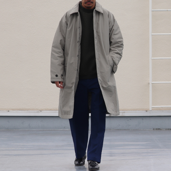 60/40クロス Sorona®Dupont 中綿 ステンカラーコート【送料無料