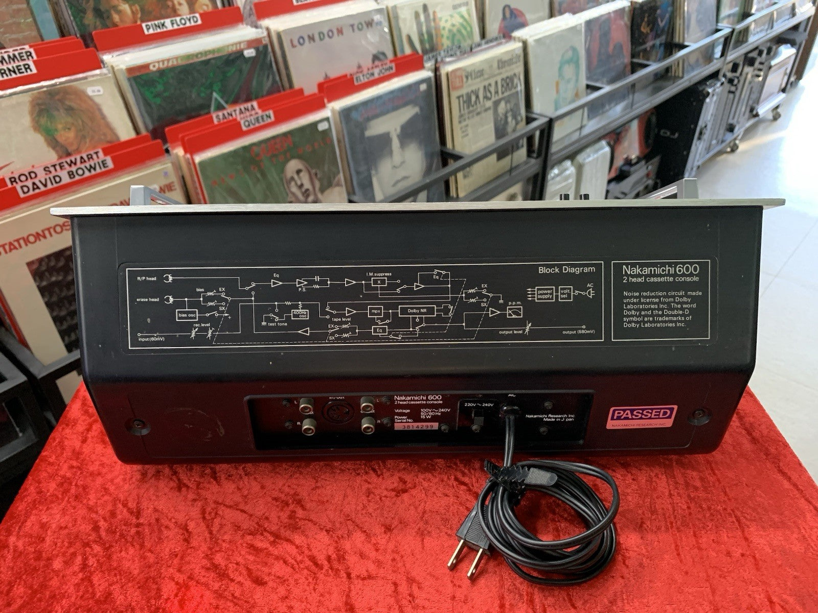 NAKAMICHI 600 High End 2 Head Cassette Tape Deck Vintage 1975 WORK