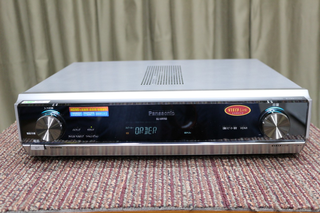 パナソニック デジタルAVコントロールアンプ SU-XR700-S シルバー SU