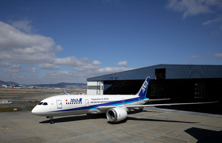ANAの787初号機JA801A、2/29羽田－長崎で現行塗装ラスト AirJapan仕様に