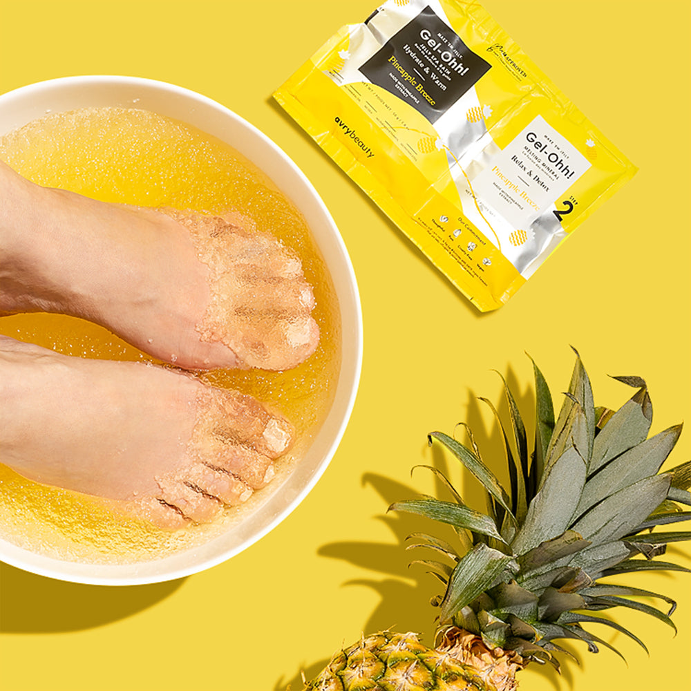 Pineapple Breeze Gel-Ohh Jelly Spa Pedicure Kit | AvryBeauty