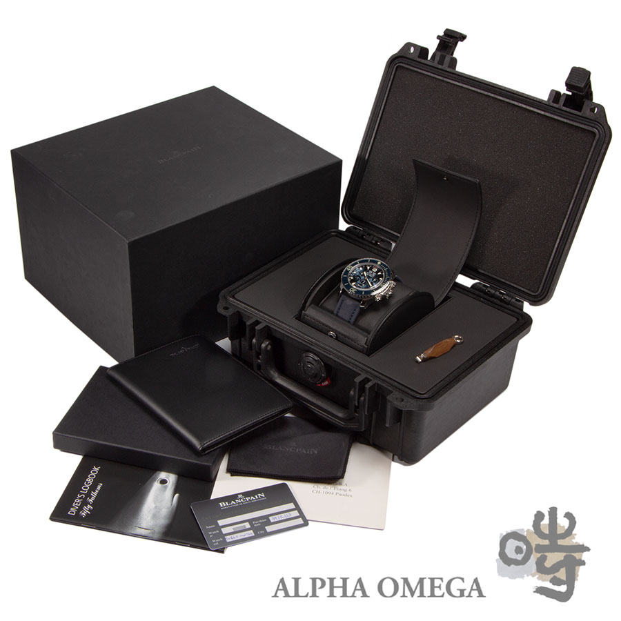 ブランパン フィフティ ファゾムス フライバッククロノグラフ