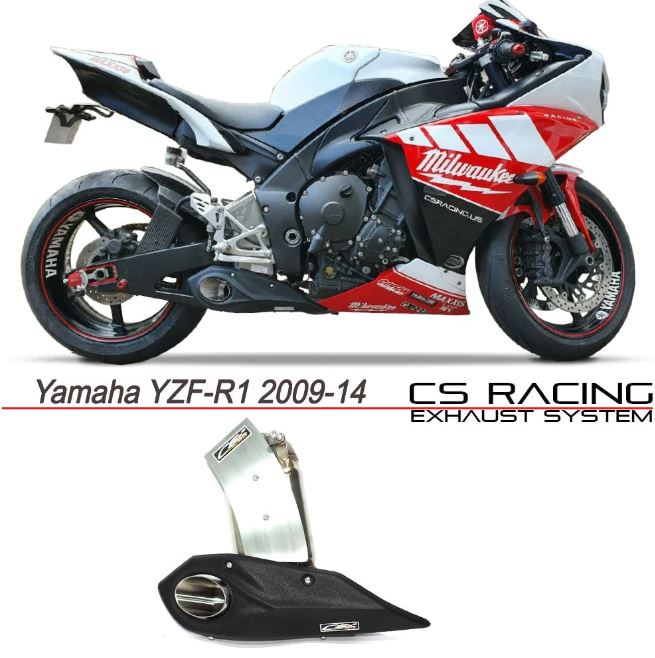 ○美品♪ YZF-R1 (09-14年) 2エンド USヨシムラ製 カーボン スリップ