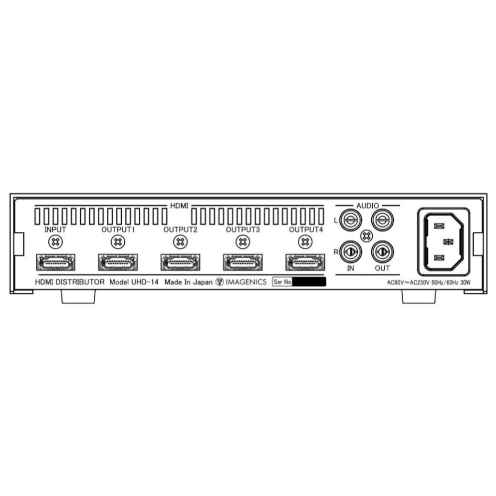HDMI2.0 HDMI分配器（UHD-14）の製品詳細｜映像音響テクニカル