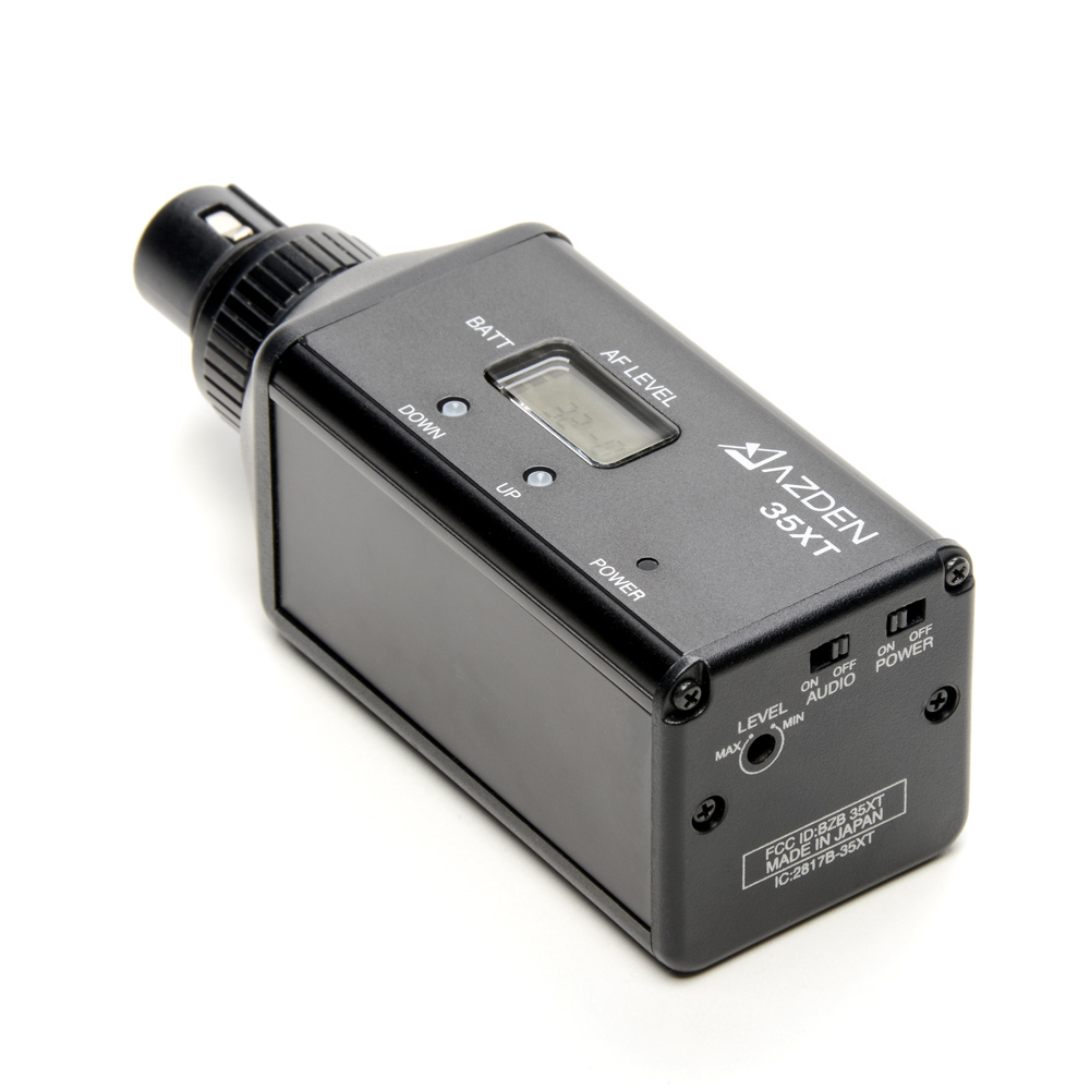 35XT XLR Plug-in Transmitter - Azden