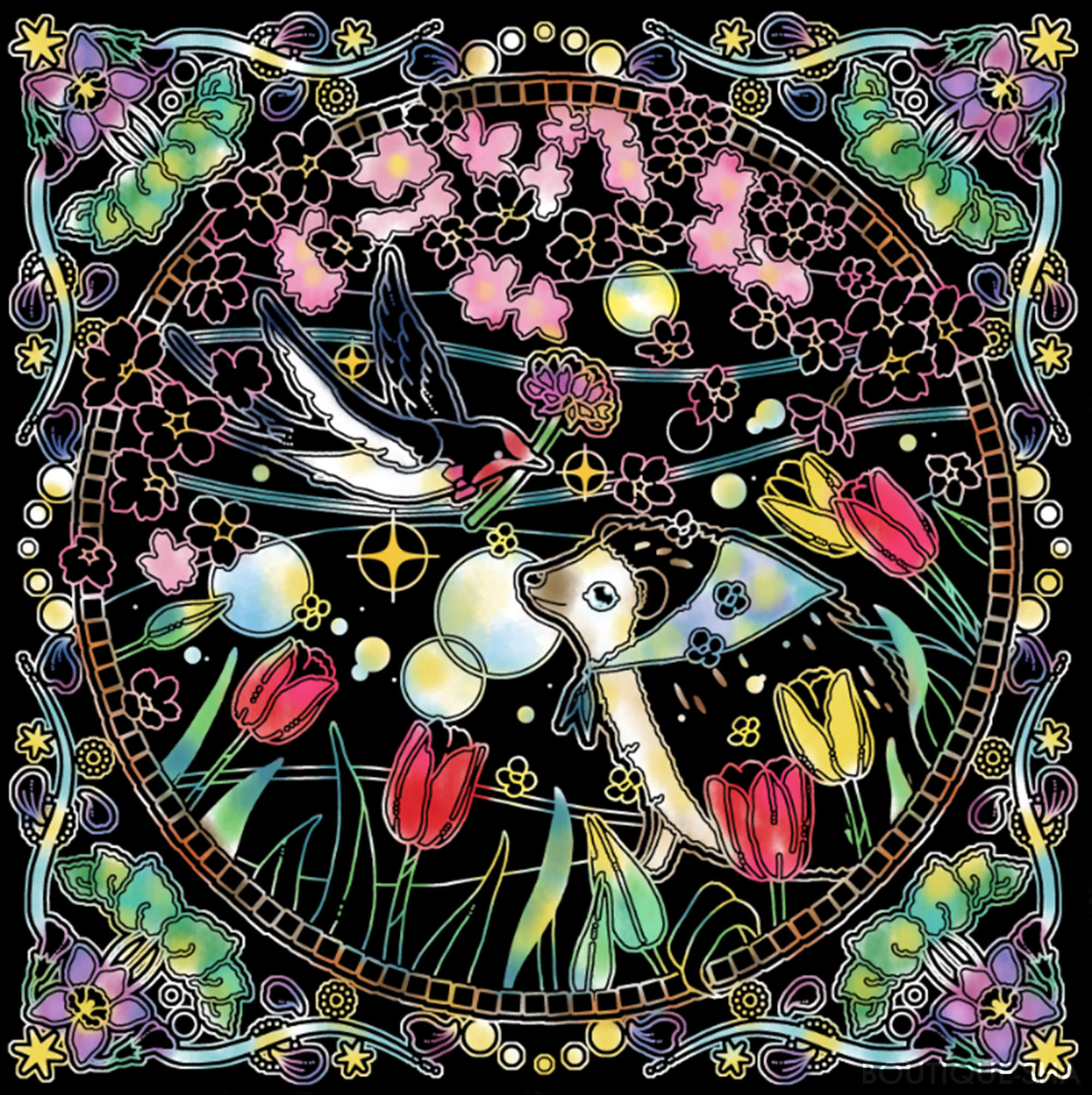 大橋忍の幻想スクラッチアート | 本の情報 | ブティック社