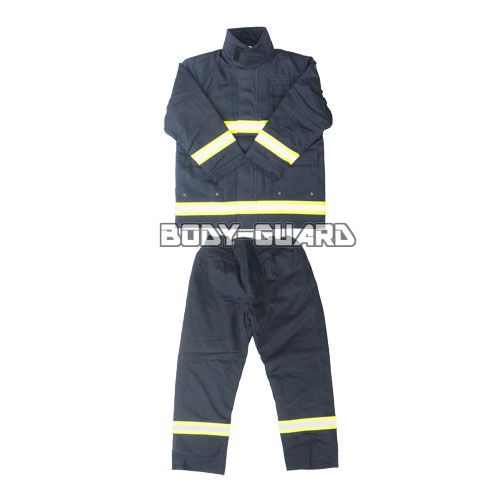 消防服 上下セット タイプ1 濃紺【防犯グッズの販売店ボディーガード