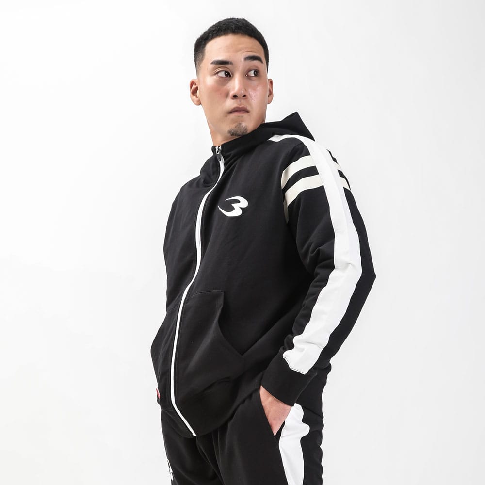 bmtw スーパーソフトスウェットパーカー M ブラック MS211MBK