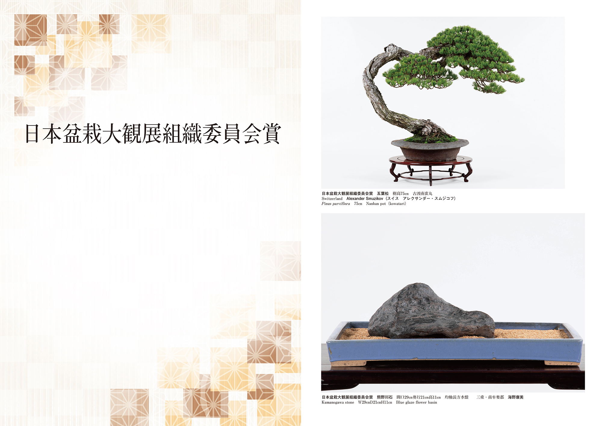 第44回 日本盆栽大観展 記念帖 | 盆栽、盆栽書籍、盆栽鉢の通販│近代出版