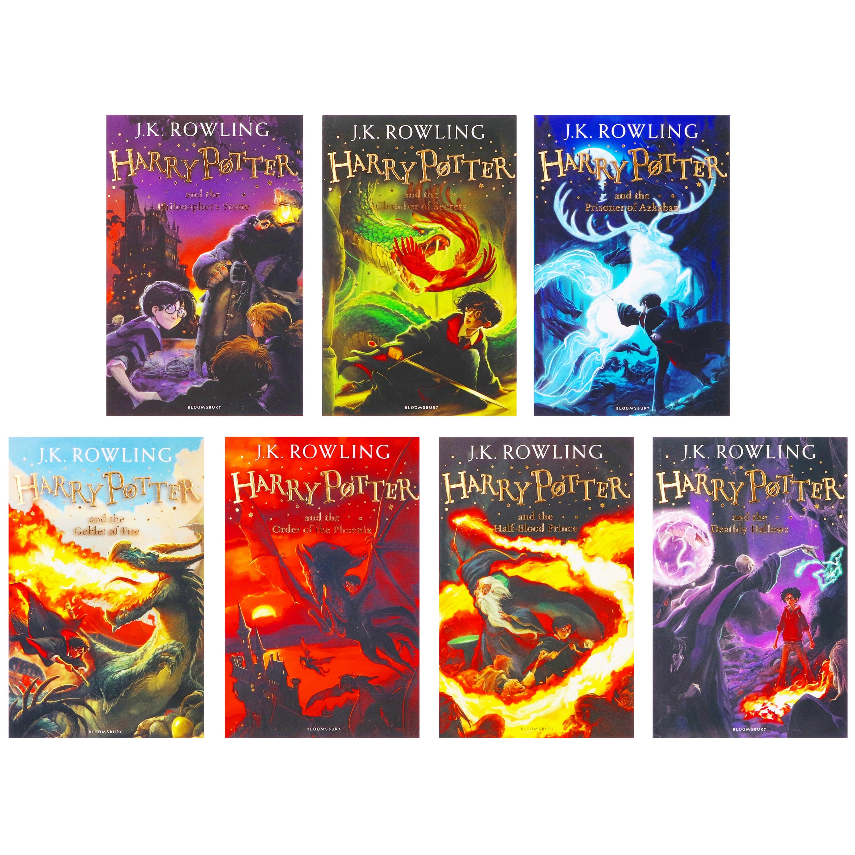 J.K. Rowling Harry Potter Complete 7 Book Set — Books2Door