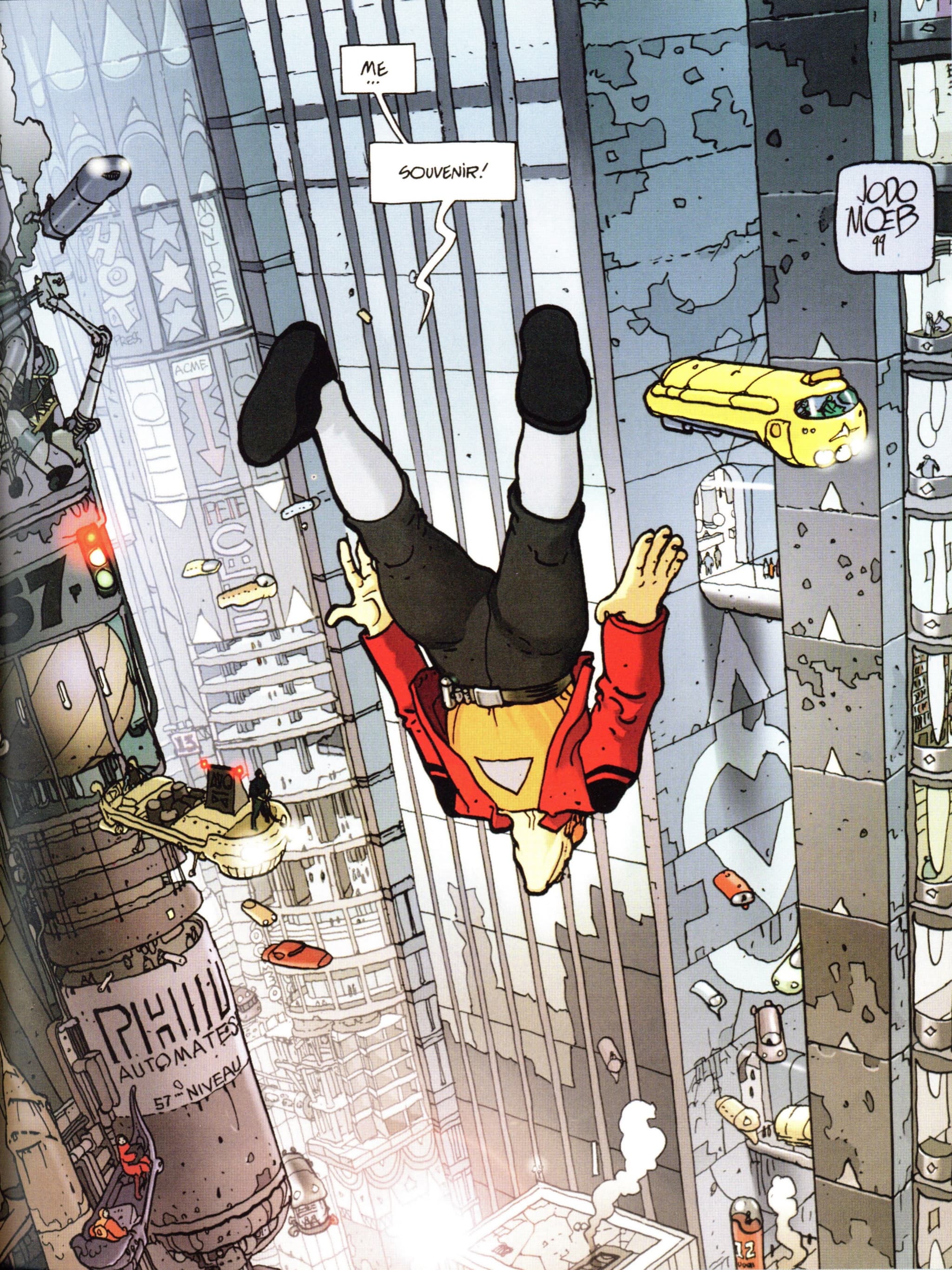 MOEBIUS Transe Forme / Illustration: Moebius（Jean Giraud Moebius