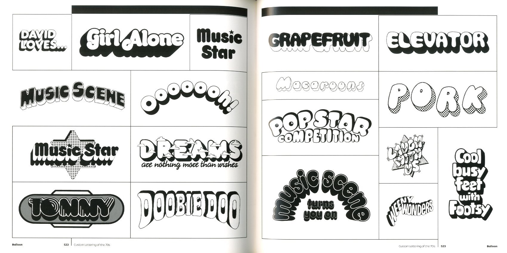 Custom Lettering of the 60s & 70s / Edit: Rian Hughes | 小宮山書店