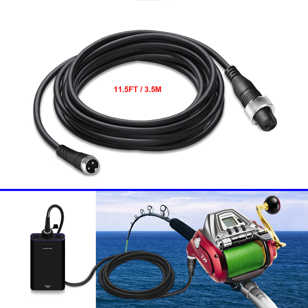 Fishing Battery Power Cable Cord for Daiwa Electric Reels – BatPower