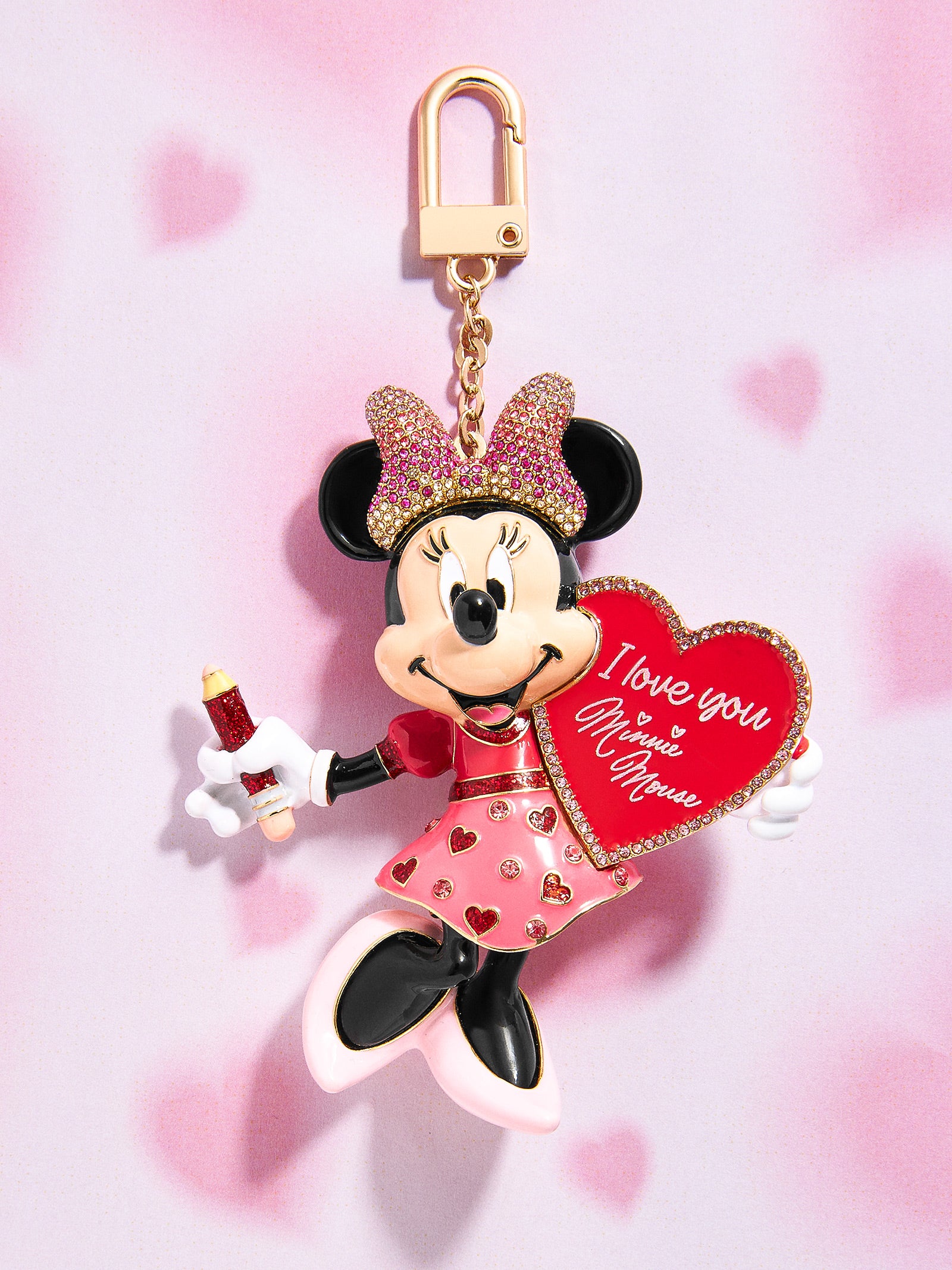 Disney Valentine's Day Bag Charm - Minnie Mouse – Disney keychain