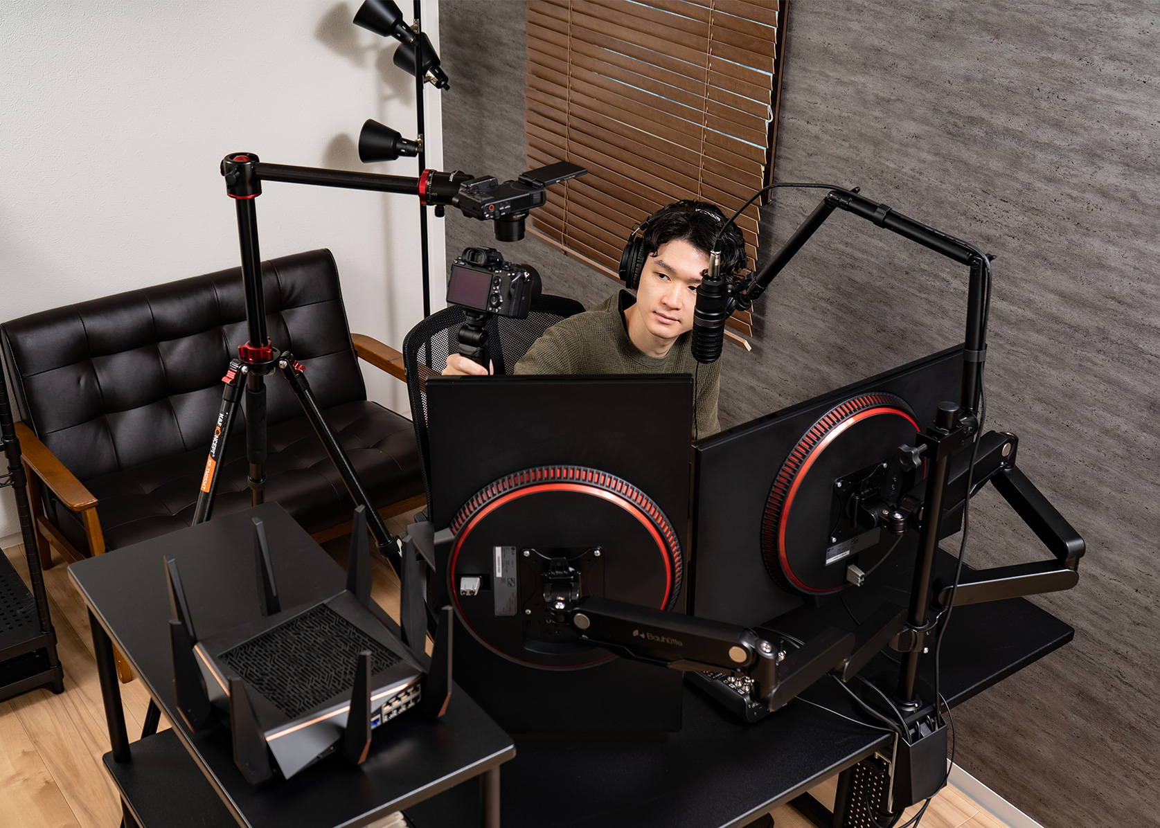 マイク.アンプ.マイクアーム.モニターイヤホン.まとめ売り！詳細は説明