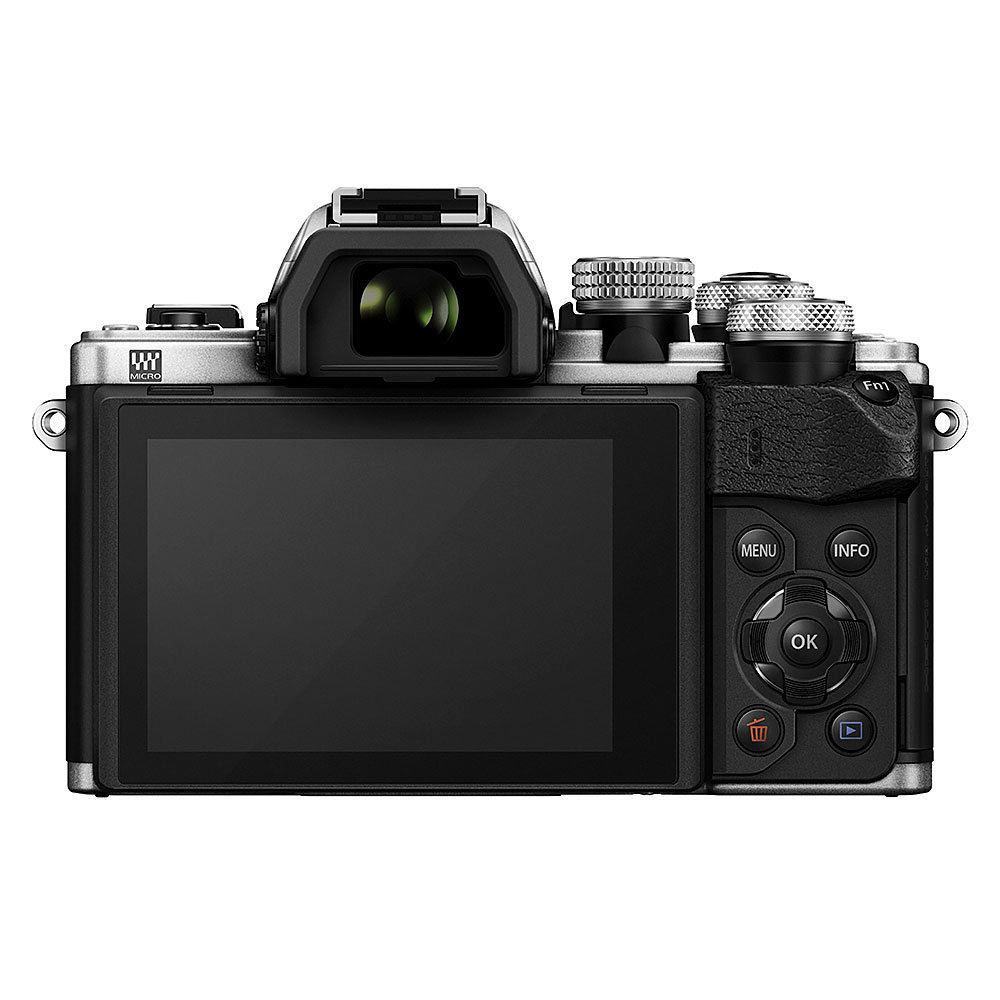 Olympus OM-D E-M10 Mark II Mirrorless Silver Camera with 14-42mm