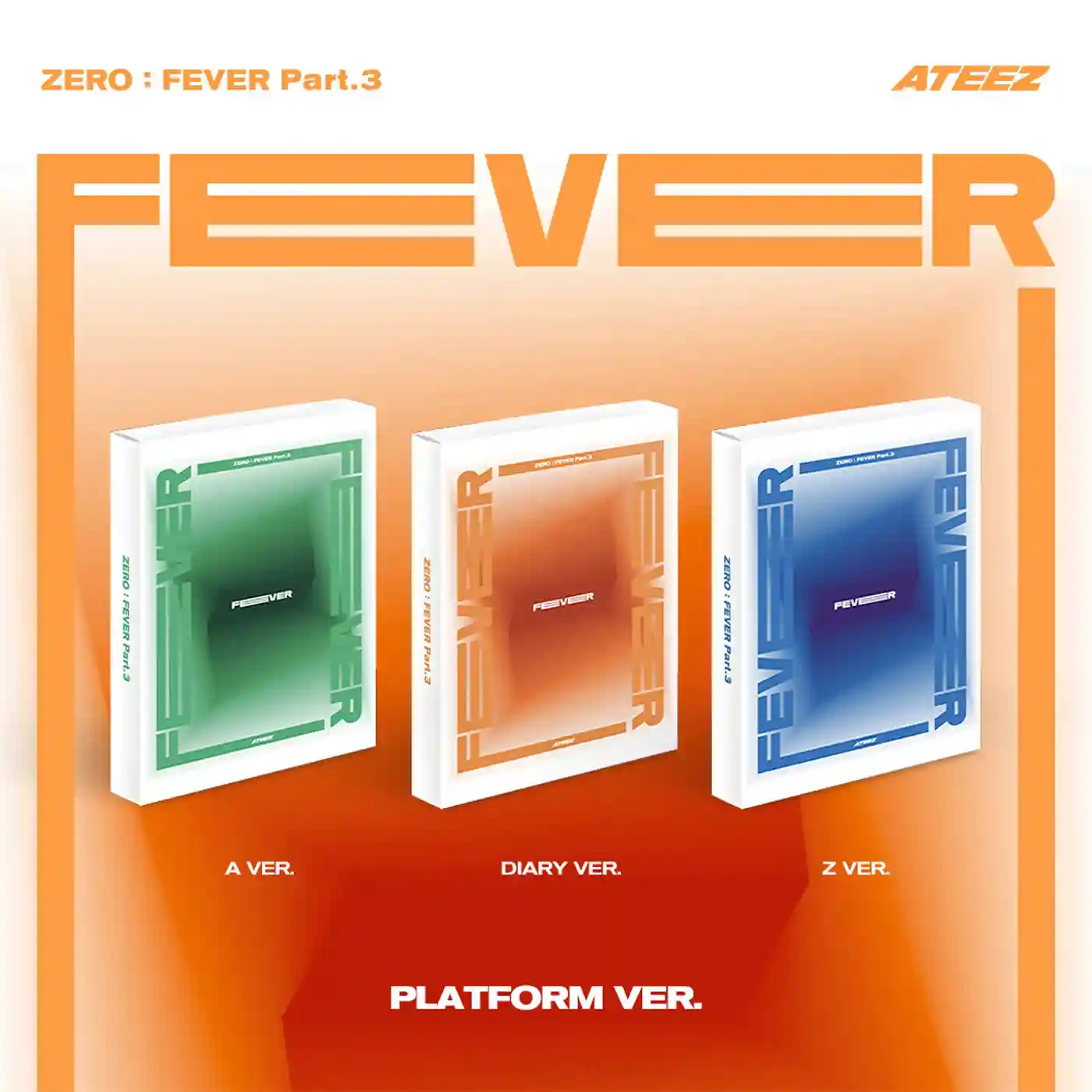 ATEEZ – Zero : Fever Part.3 [Platform Ver.] (7th Mini Album) – Bak