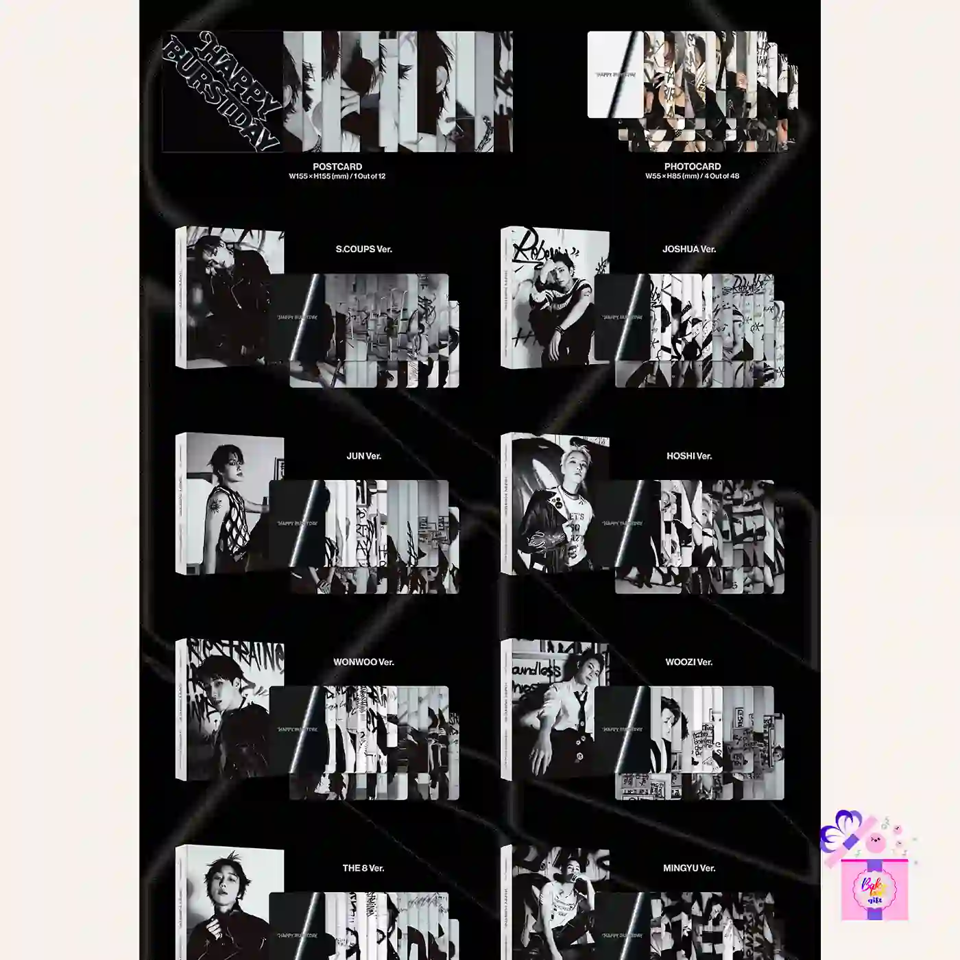 SEVENTEEN – Happy Burstday (DAREDEVIL Ver.) + Weverse Gift – Bak