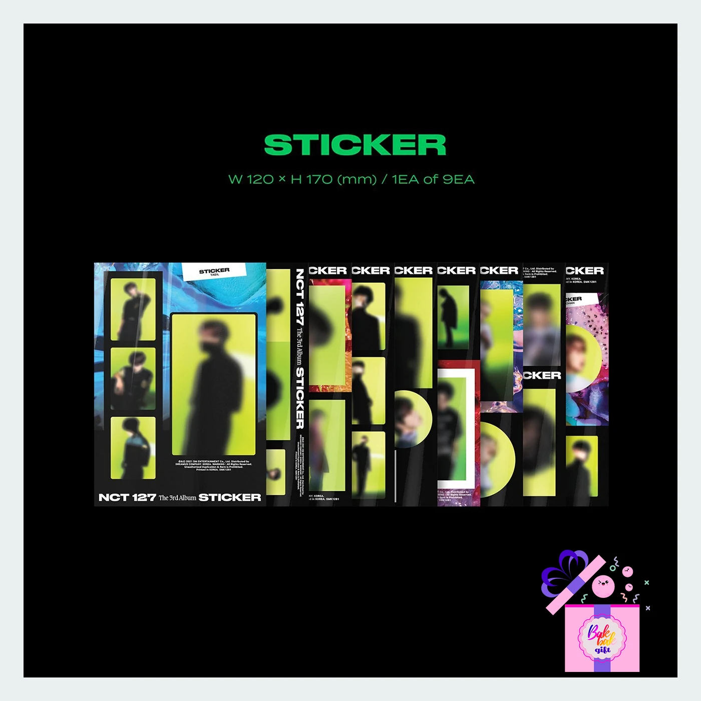 NCT 127 – Sticker (Sticky Version) – Bak Bak K-Pop Store