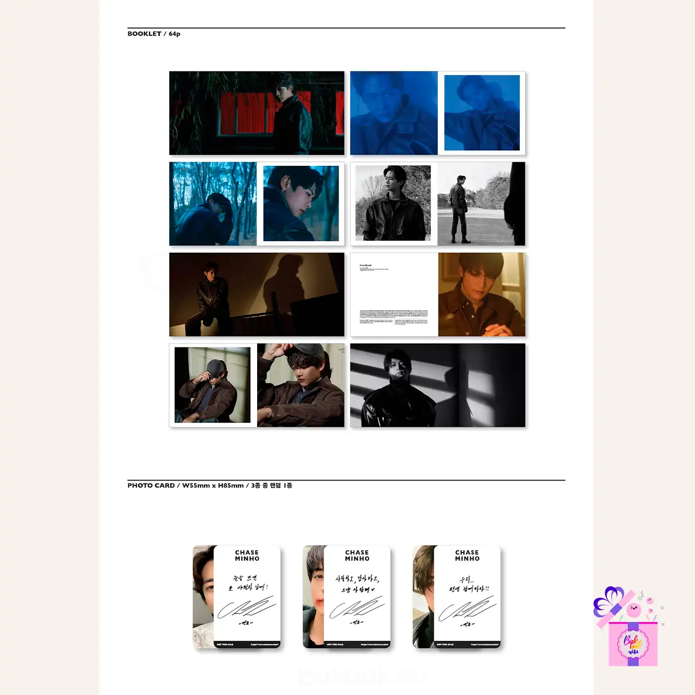 MINHO (SHINee) – CHASE (1st Mini Album) [Complete ver.] – Bak Bak