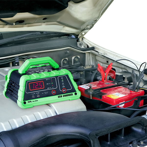 12Vバッテリー専用充電器 ECO CHARGER | 大橋産業株式会社