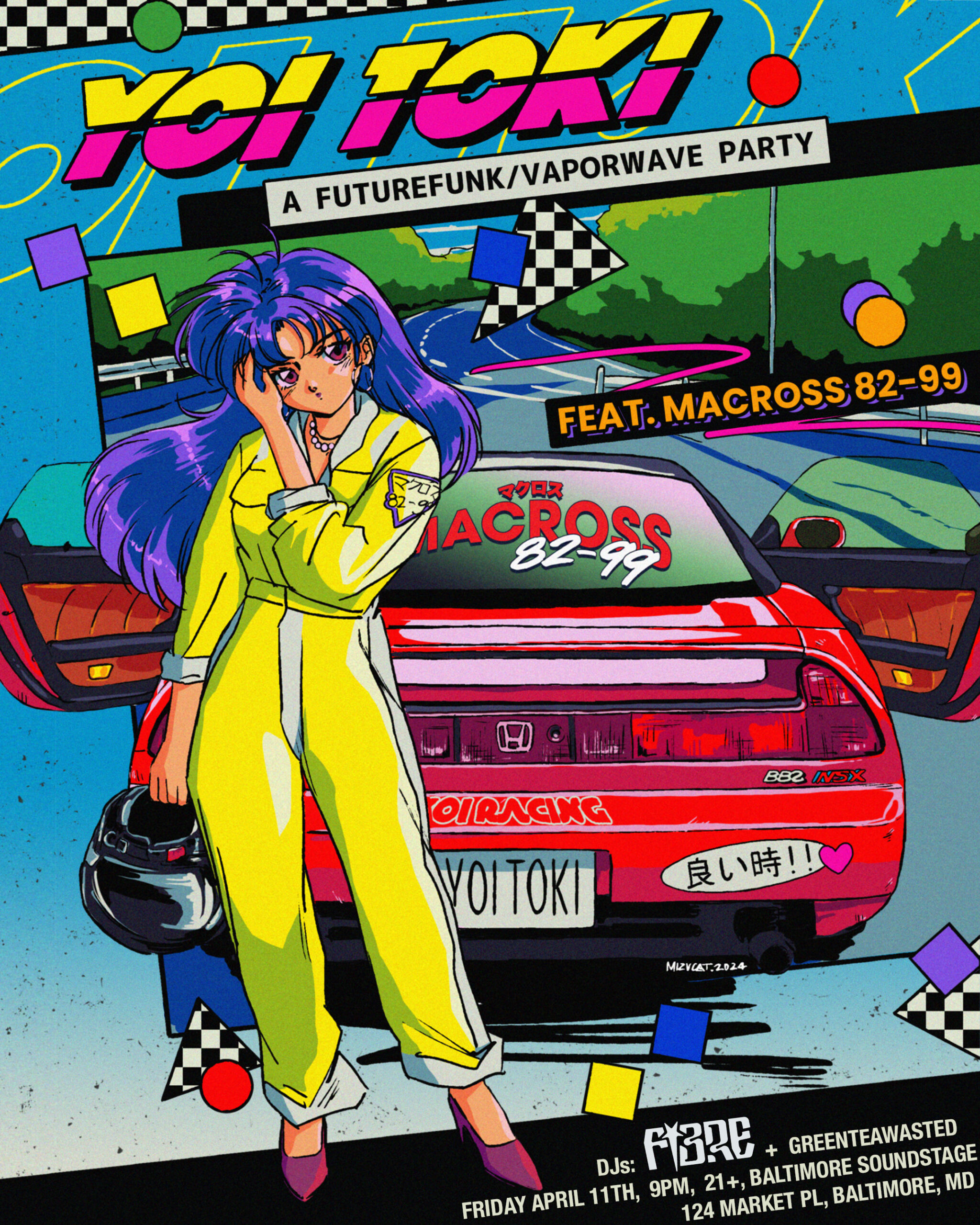 Yoi Toki : A Future Funk/Vaporwave Party feat Macross 82-99 (18+)